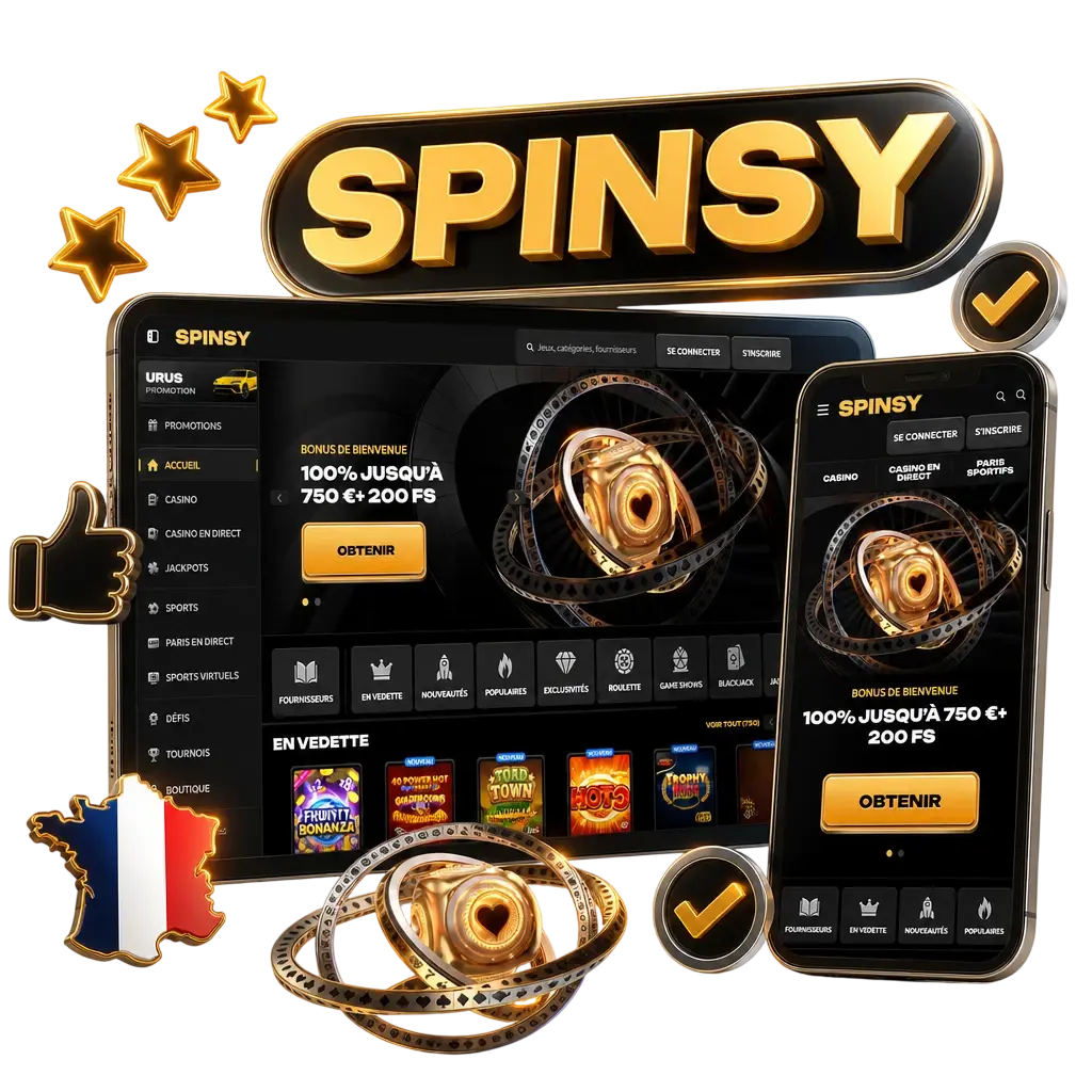 Spinsy : paris tennis en France avec cotes compétitives, couverture ATP/WTA/ITF et pari en direct