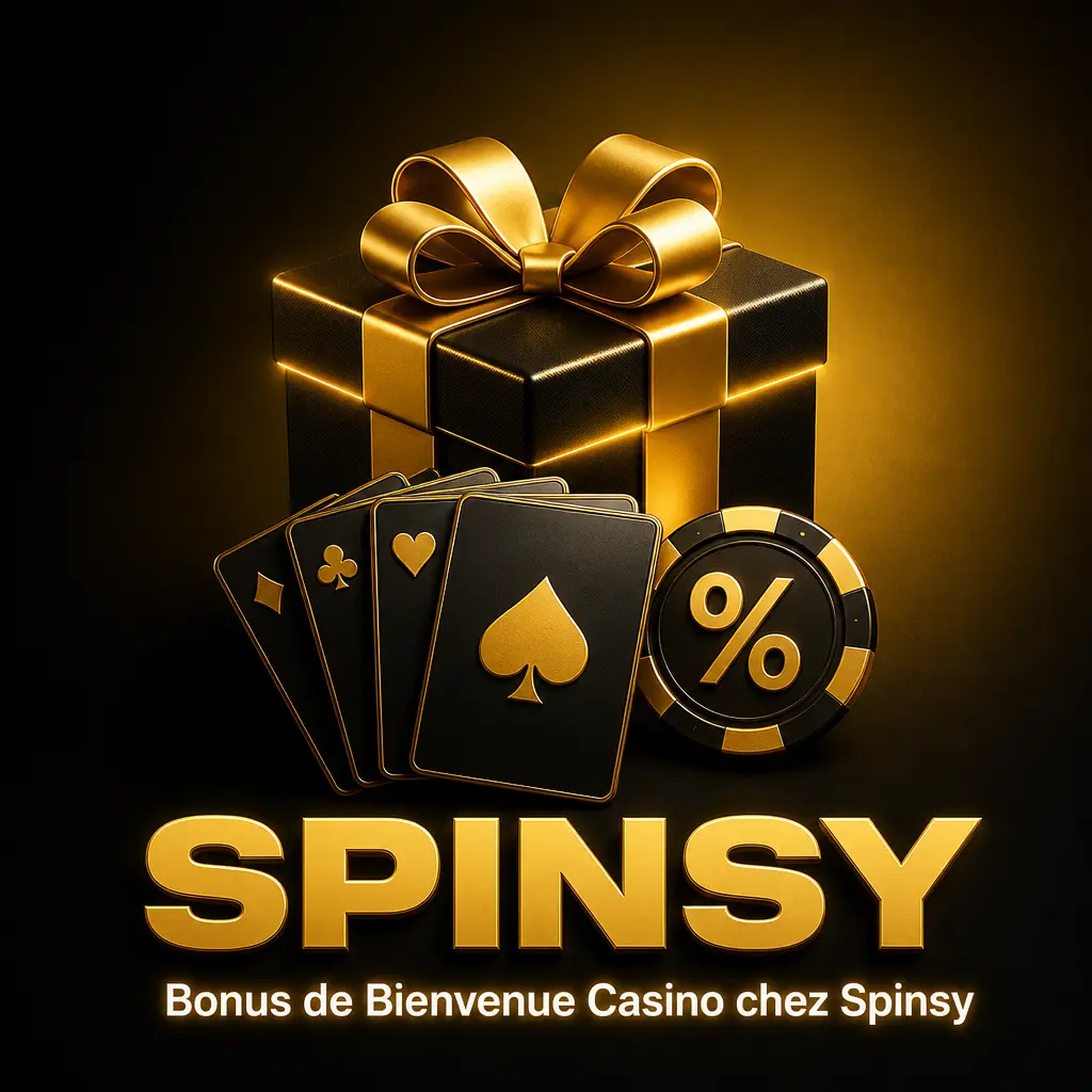 Bonus de bienvenue Spinsy Casino : 100 % jusqu'à 500 EUR et 200 tours gratuits au premier dépôt
