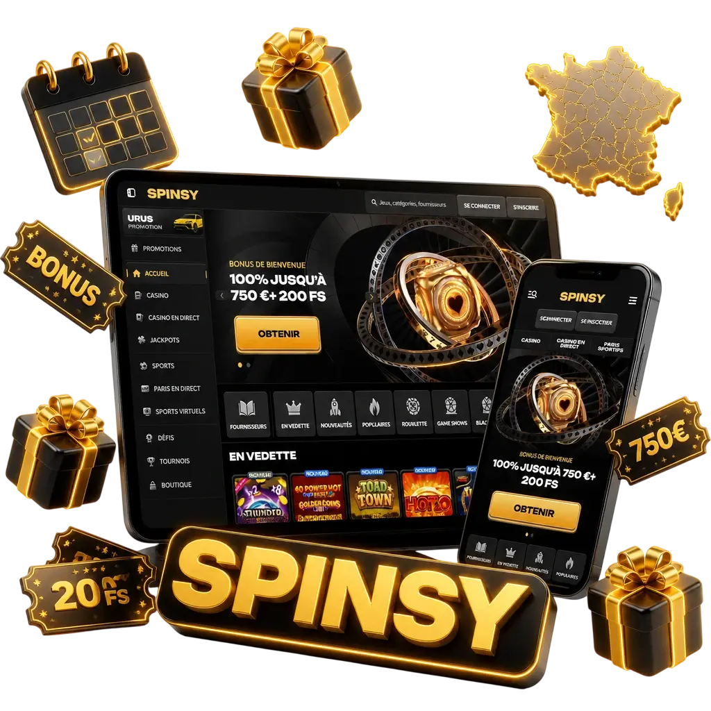 Découvrez les bonus supplémentaires Spinsy : cashback hebdomadaire, boost paris combinés et recharge du vendredi pour joueurs actifs.
