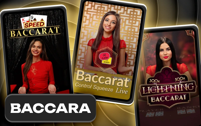 Découvrez les tables de baccara en direct sur Spinsy.