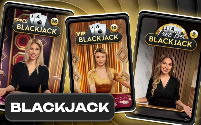 Prenez place aux tables de blackjack en direct sur Spinsy.