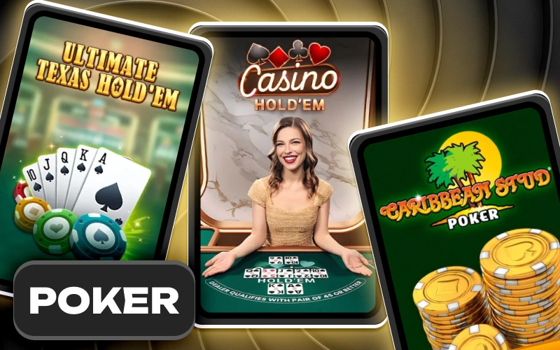 Defiez le croupier sur les tables de poker Spinsy.