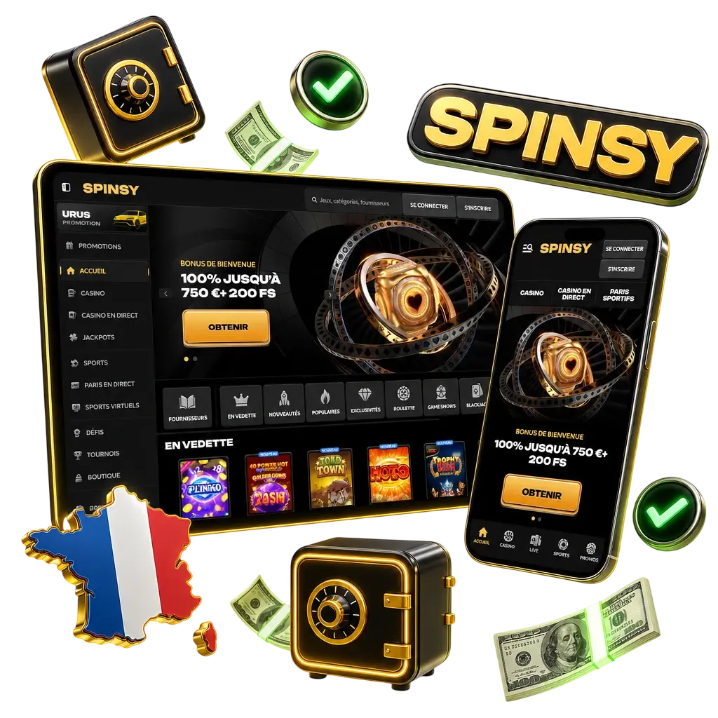 Guide illustré des étapes et méthodes de retrait des gains sur la plateforme de casino en ligne Spinsy.