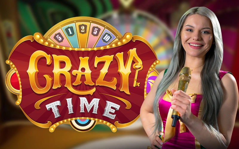 Vivez l'ambiance palpitante du jeu en direct Crazy Time Spinsy.