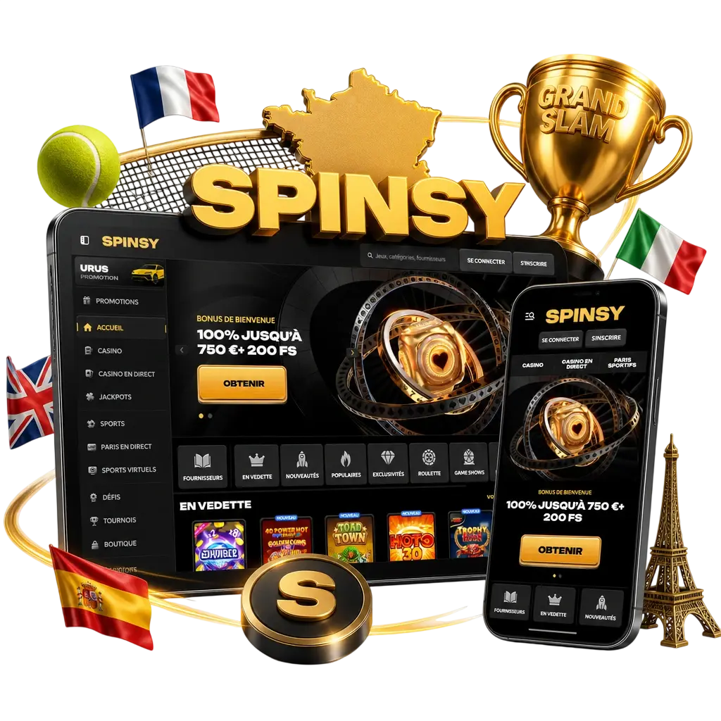 Meilleures compétitions de tennis à parier sur Spinsy : Grands Chelems, Masters 1000 et WTA 1000 pour parieurs en France.