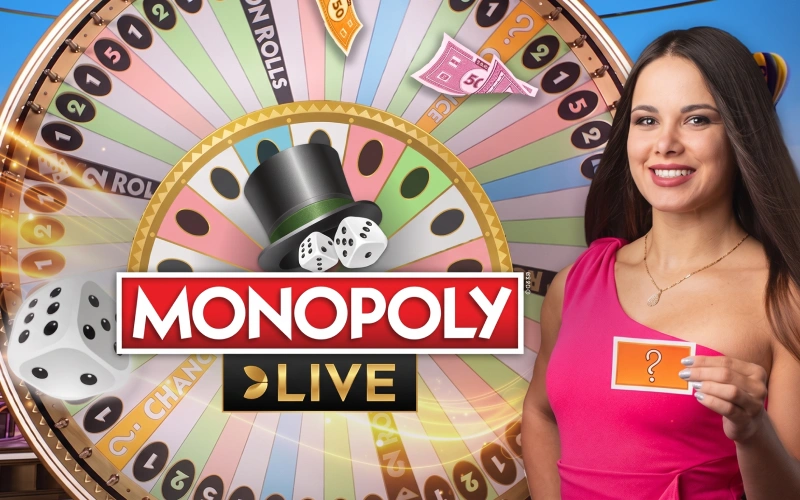 Tournez la roue géante du jeu Monopoly Live sur Spinsy.