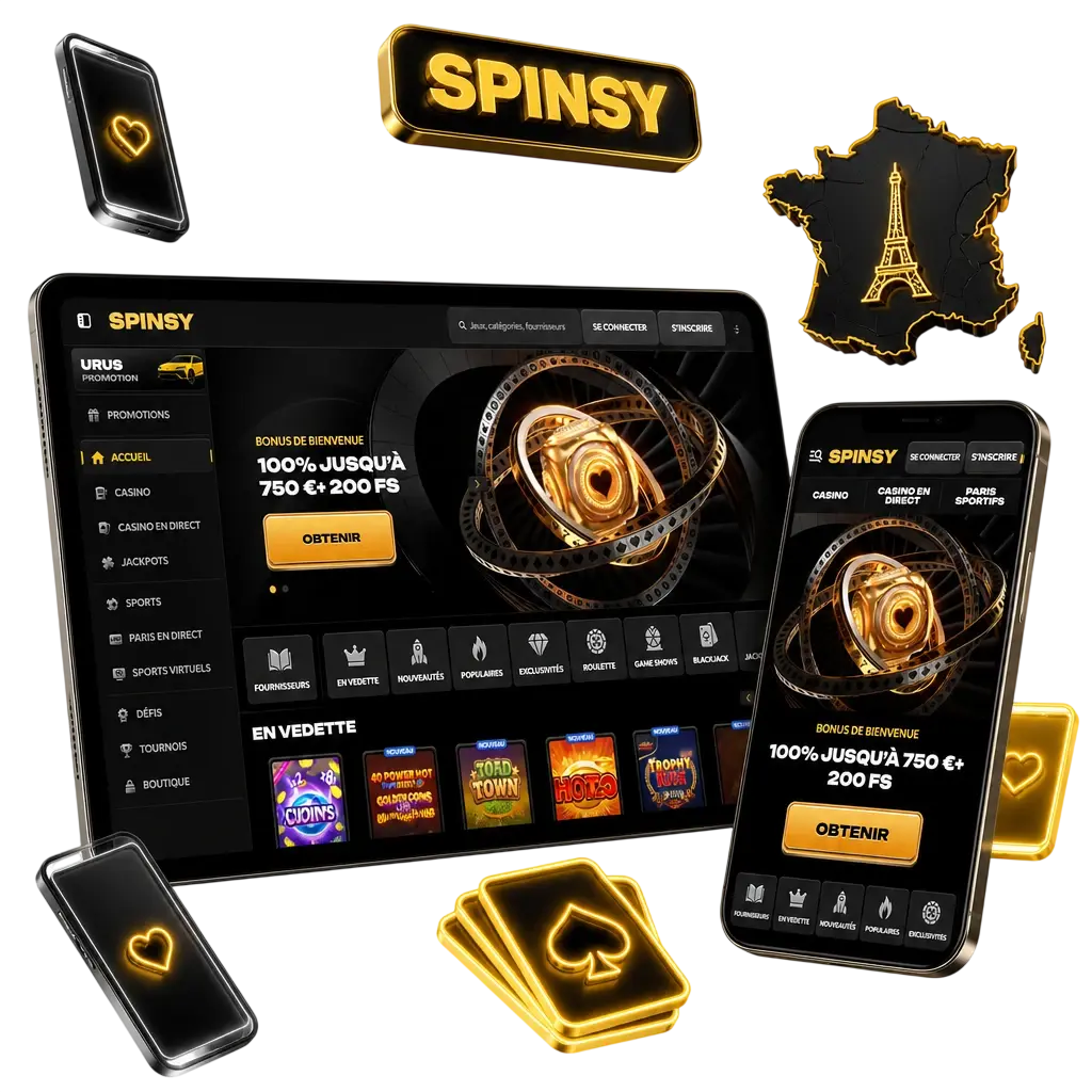 Appareils iOS compatibles avec l'application Spinsy : iPhone SE, iPhone 11, iPhone 13, iPhone 15 Pro, iPad Air et Pro