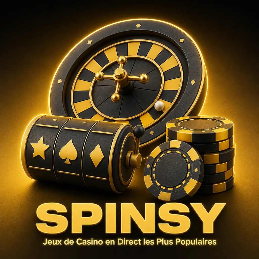 Jeux de casino en direct populaires sur Spinsy : roulette, Crazy Time, Monopoly Live, baccara et blackjack avec croupiers.